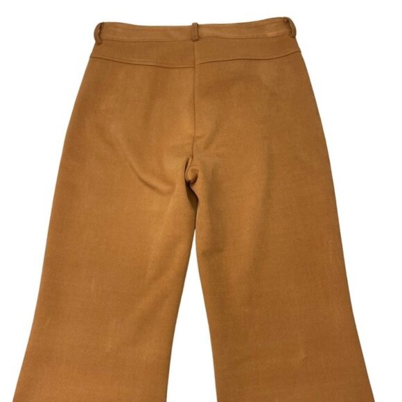 IRIS SETLAWKE Corduroy Crop Flared Sailor Pant Sz 4 Cognac - Picture 7 of 7
